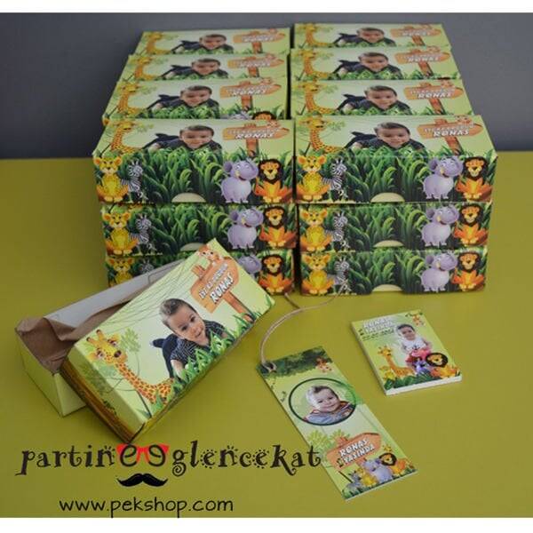 2 Parçalı Hediyelik Safari Kutu - 1