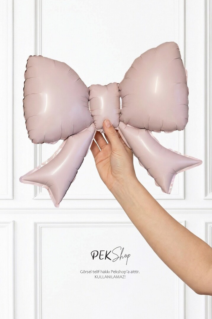 2li Orta Boy Pembe Fiyonk Folyo Balon - 2