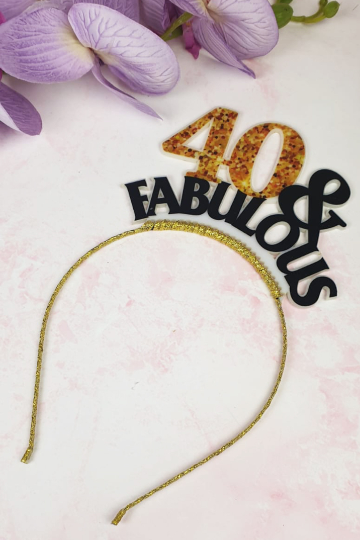 40 Yaş Doğumgünü Tacı, 40 & Fabulous Tacı - 1