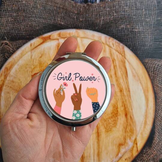 8 Mart Girl Power Kadınlar Günü Hediyesi Ayna - 2