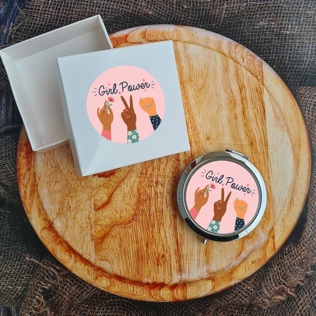 8 Mart Girl Power Kadınlar Günü Hediyesi Ayna - 3