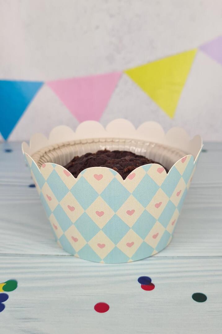 Alice in Wonderland Konsepti Cupcake Sargısı 10'lu - 1