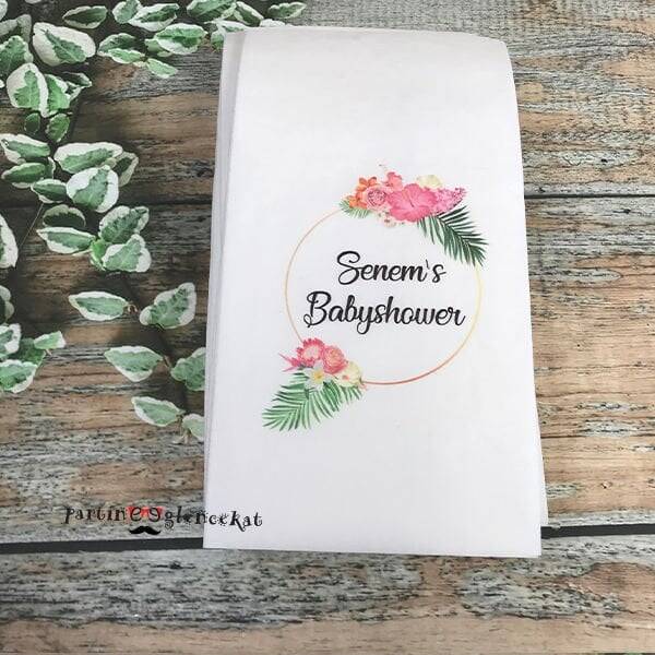 Aloha BabyShower Konsept Baskılı Peçete - 1