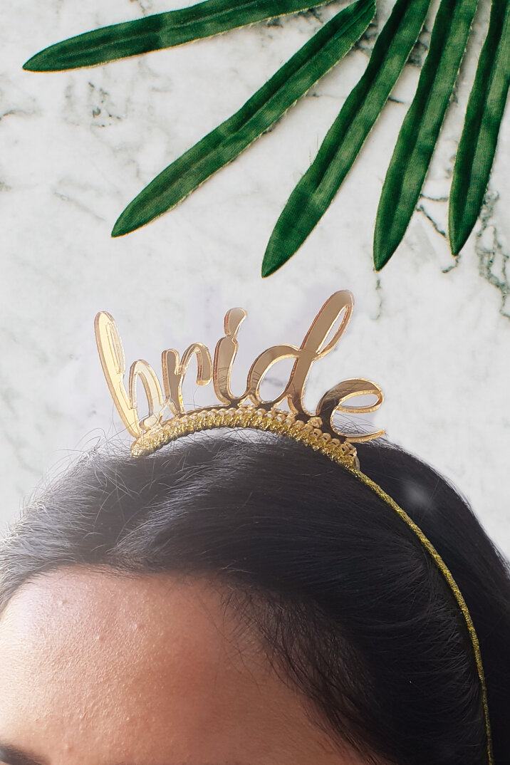 Altın Bride Taç, Gelin Tacı - 1