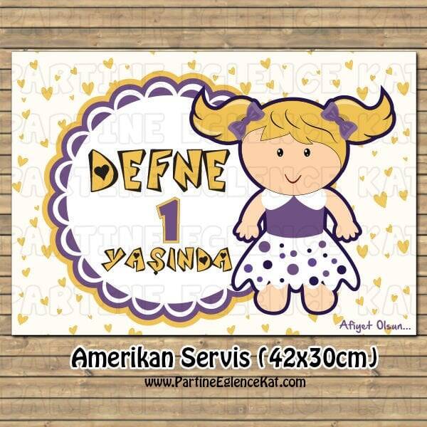 Amerikan Servis - Oyuncak Bebek Konsept - 1