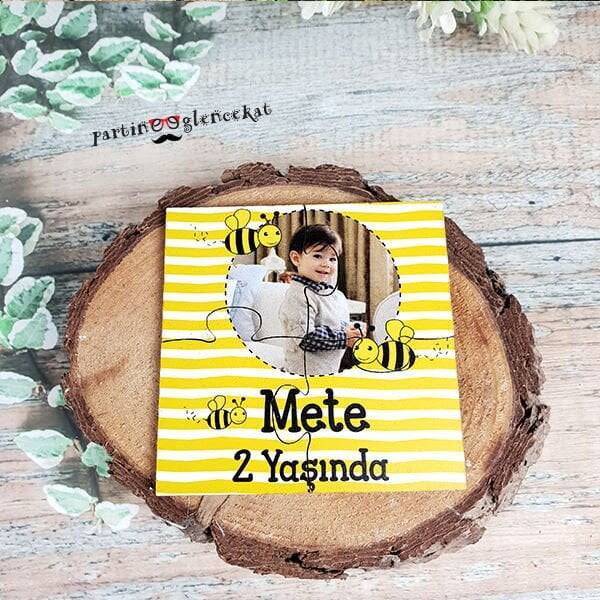 Arı Konsept Ahşap Puzzle Magnet - 1