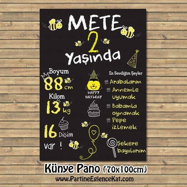 Arı Konsept Künye Panosu - 1