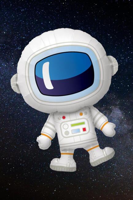 Astronot Konsept Doğum Günü Balonu Büyük Astronot Balon - 2