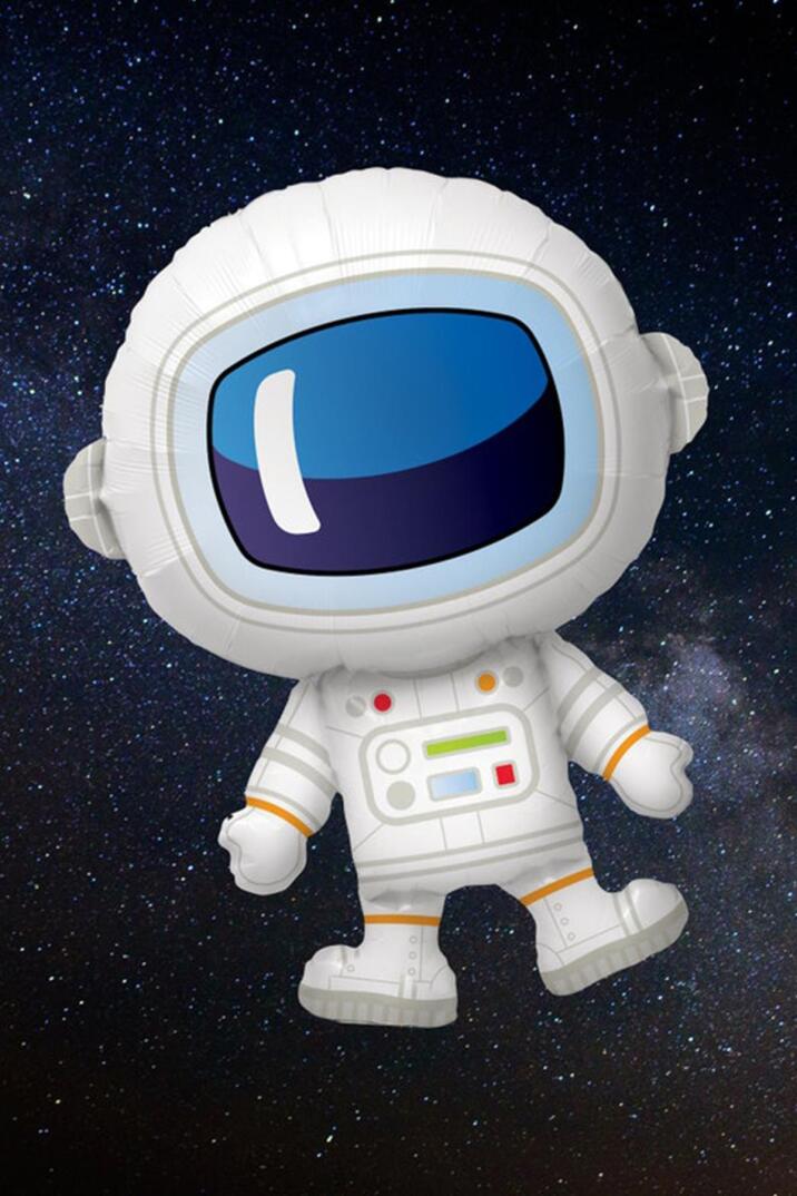 Astronot Konsept Doğum Günü Balonu Büyük Astronot Balon - 2