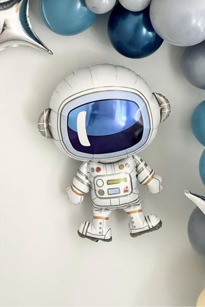 Astronot Konsept Doğum Günü Balonu Büyük Astronot Balon - 1