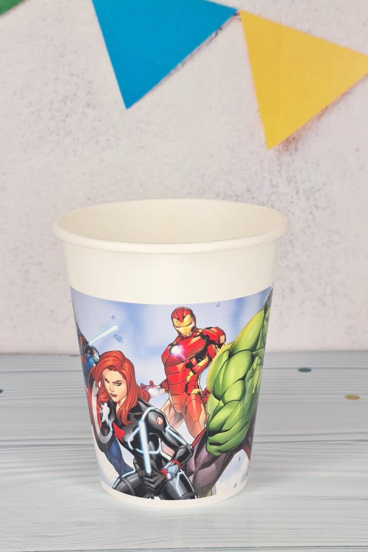 Avengers Karton Bardak 8li - 1