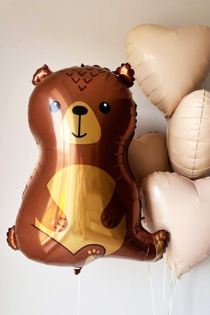 Ayıcık Folyo Balon Ayı Şekilli Balon 60cm - 1