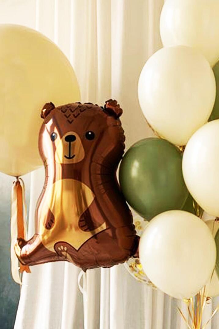 Ayıcık Folyo Balon Ayı Şekilli Balon 60cm - 3