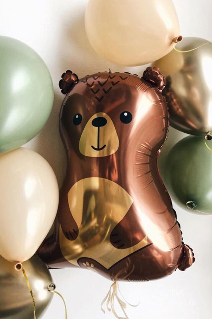 Ayıcık Folyo Balon Ayı Şekilli Balon 60cm - 4