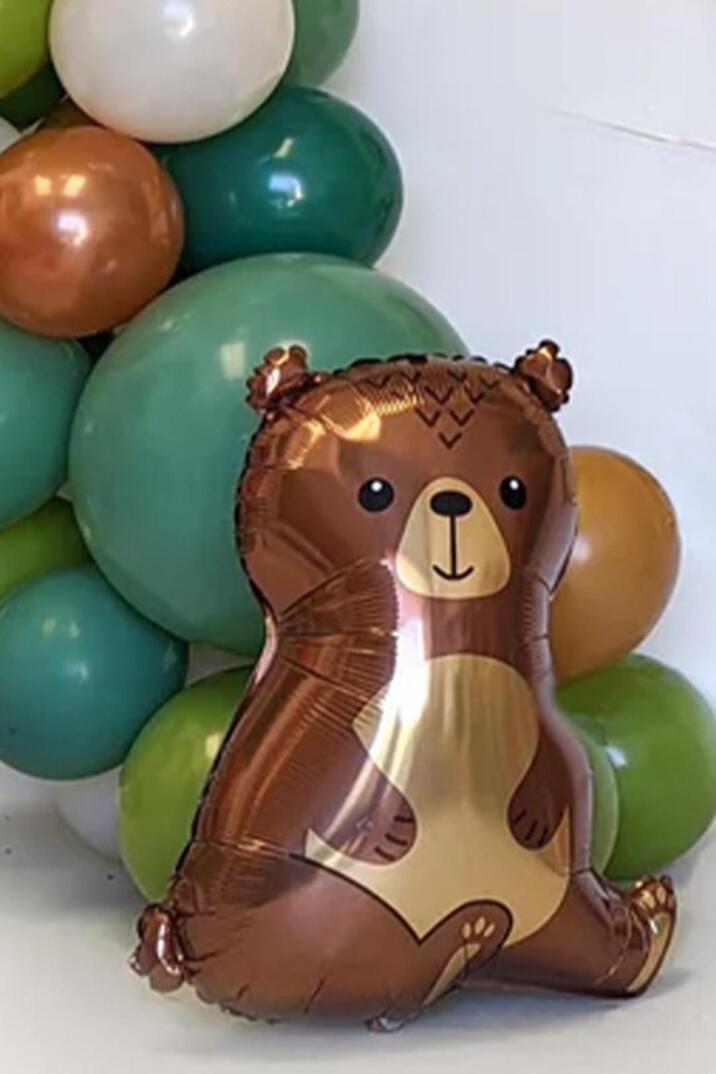 Ayıcık Folyo Balon Ayı Şekilli Balon 60cm - 7