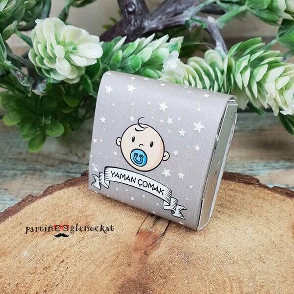 Baby Boy-Stars Konsept Sargılı Bebek Çikolatası - 1