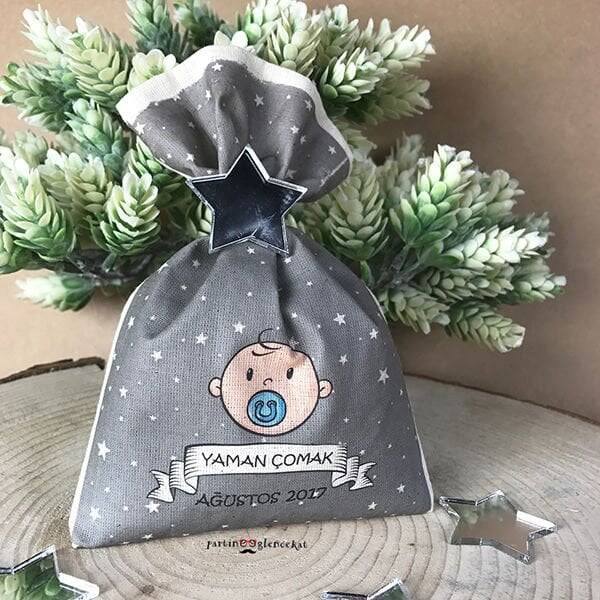 Baby Boy - Stars Konseptli Lavanta Kesesi - 1