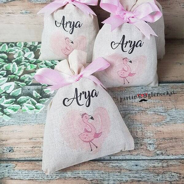 Baby Flamingo Konsept Baskılı Lavanta Kesesi - 1