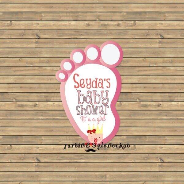 Baby Girl Konsept 10 Adet 10cm Etiket - 1