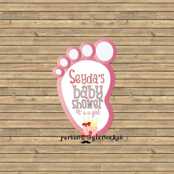 Baby Girl Konsept 35 Adet 5cm Etiket - 1