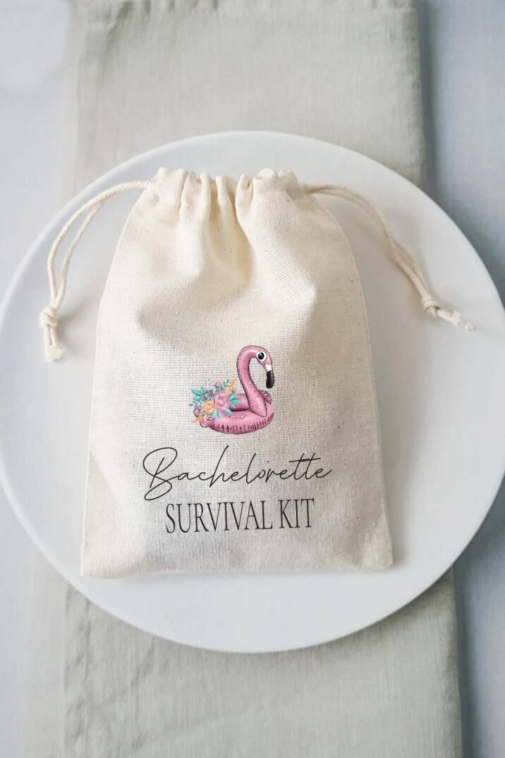 Bachelorette Party Survival Kit Hangover Kit Kesesi - 10 Adet - 1