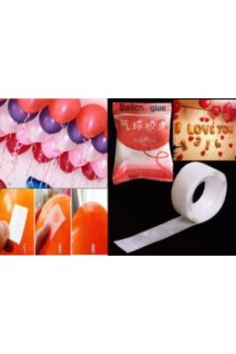 Balon Yapıştırma Aparatı Sticker Damla Modeli 100 Adet - 2