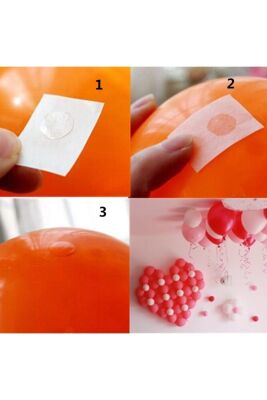 Balon Yapıştırma Aparatı Sticker Damla Modeli ( 1,2 Cm) - 2