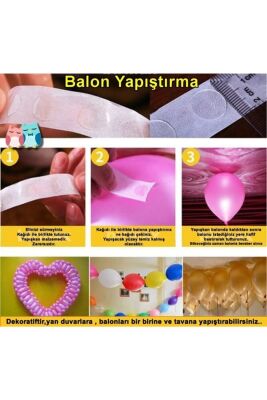 Balon Yapıştırma Bandı Çift Taraflı 100 Adet - 2