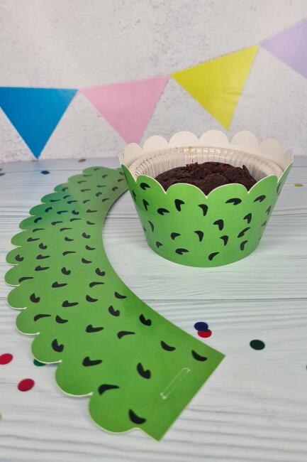 Bambam Taş Devri Konsepti Cupcake Sargısı 10'lu - 2