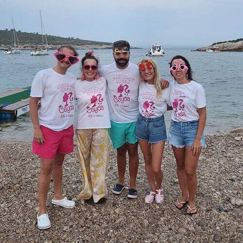 Barbie Konsept Doğumgünü Baskılı Tshirt - 2