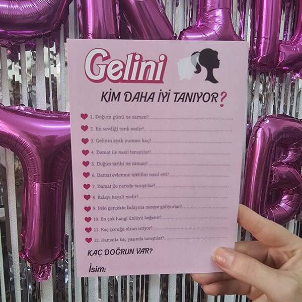 Barbie Konsept Gelini Kim Daha İyi Tanıyor? Oyun Kartı - 1