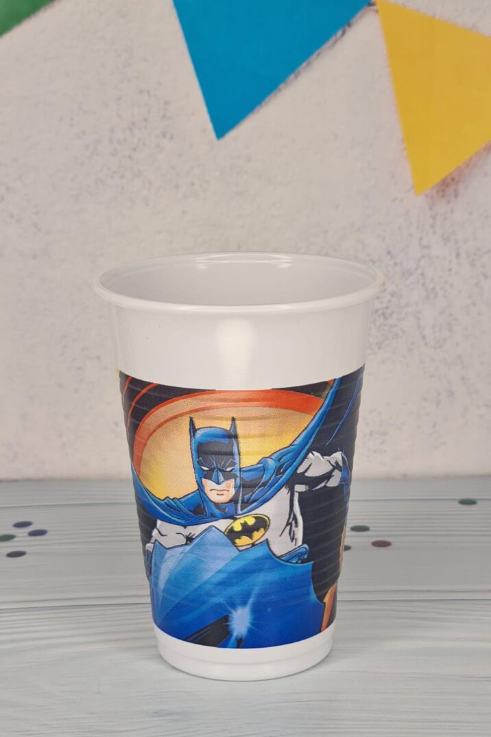 Batman Karton Bardak 8li - 1