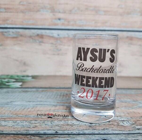 Bekarlığa Veda Baskılı Kişiye Özel Shot Bardağı - 1