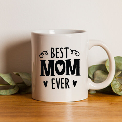 Best Mom Ever Kupa Bardak - 1