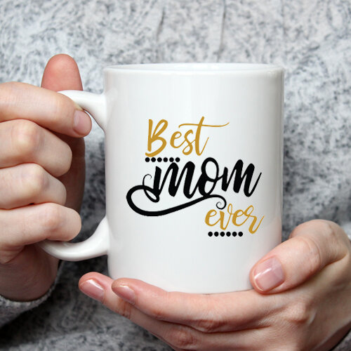 Best Mom Ever Kupa Bardak - 1