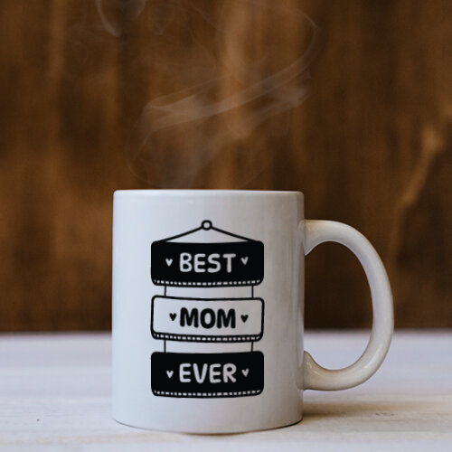 Best Mom Ever Kupa Bardak - 1