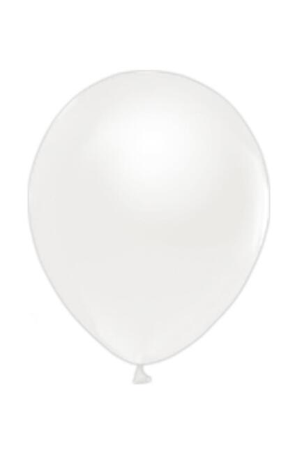 Beyaz Balon 10 Adet - 12 inc 30 cm Parti Balonu - 3