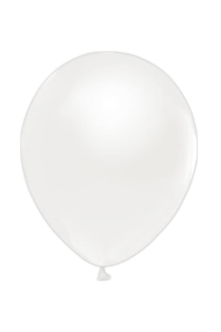 Beyaz Balon 10 Adet - 12 inc 30 cm Parti Balonu - 3