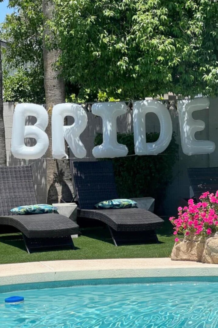 Beyaz Bride Balon 1 Metre Dev Bride Balonu Beyaz Renk Bride Parti Balonu - 4