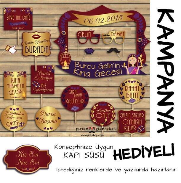 Bordo-Gold Konsept 2'li Kampanyalı Paket - 1