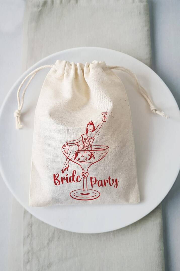 Bride Party Kesesi Kadehli Bekarlığa Veda Hediye Hangover Kit Kesesi - 1