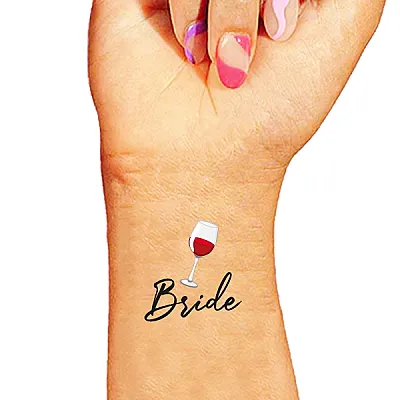 Bride Şarap Konsept Dövme 