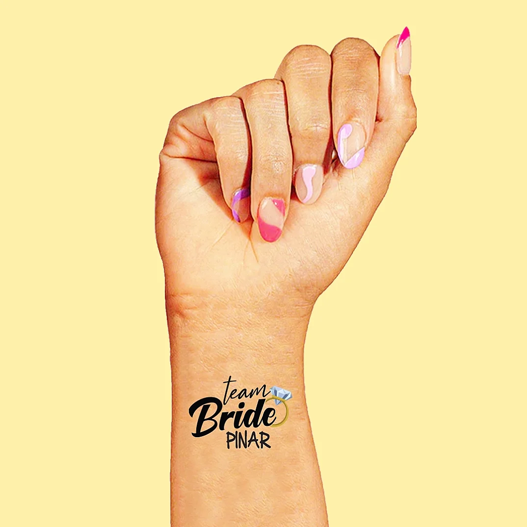Kişiye Özel Bride Team Dövme - 1