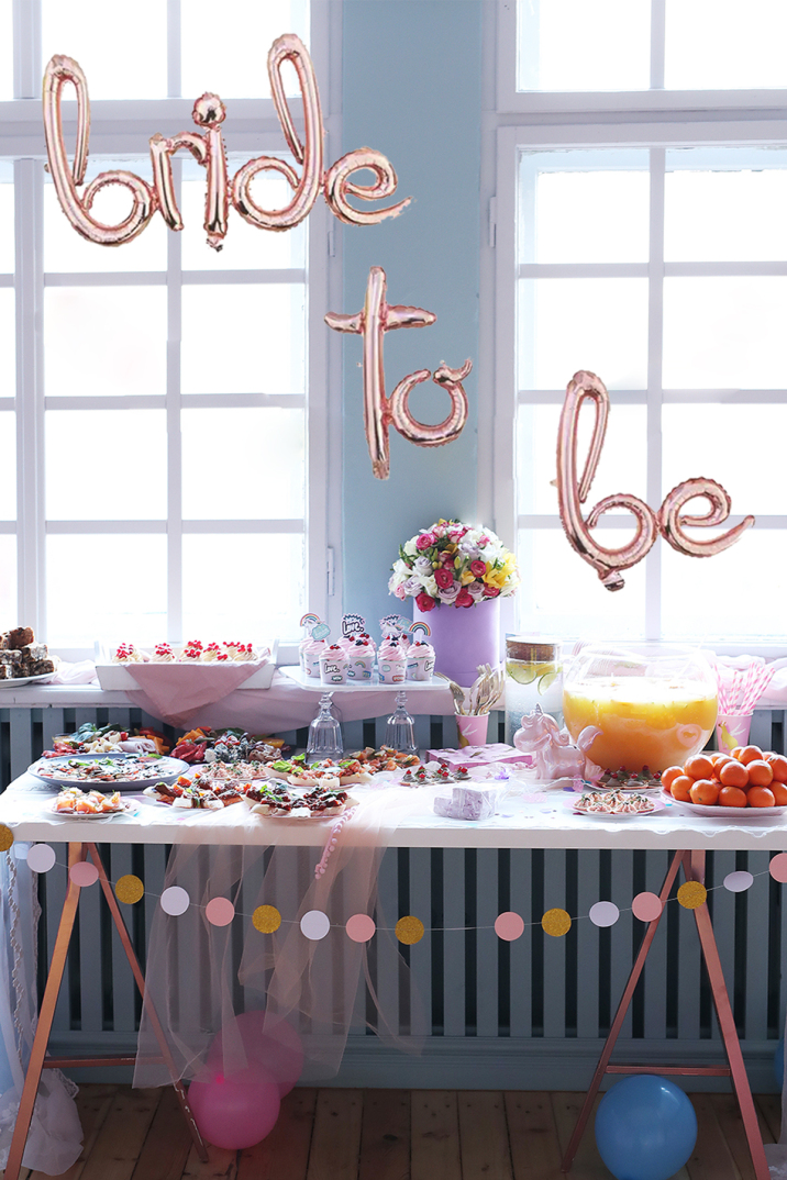 Bride To Be Balon - El yazısı şeklinde, Rose Gold - 1