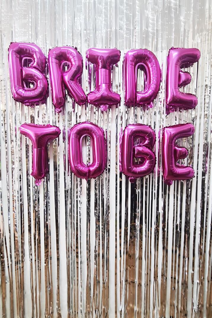 Bride To Be Balon Seti Fuşya Bride To Be Bekarlığa Veda Balonları - 1