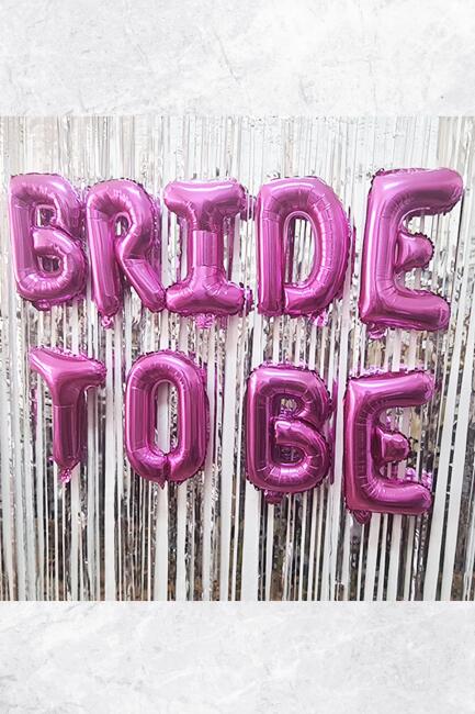 Bride To Be Balon Seti Fuşya Bride To Be Bekarlığa Veda Balonları - 2