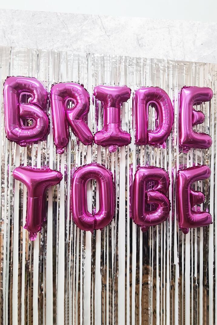 Bride To Be Balon Seti Fuşya Bride To Be Bekarlığa Veda Balonları - 3
