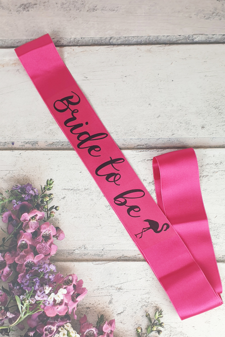 Bride to be Kuşak, Flamingo Konsept Bekarlığa Veda Kuşağı - 1