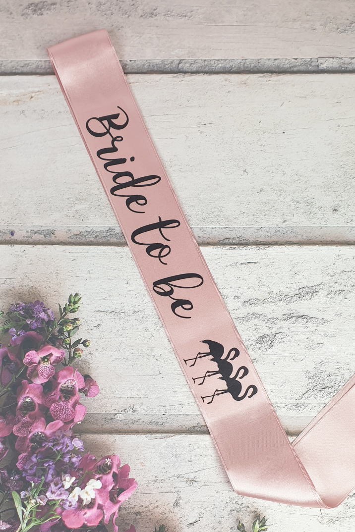 Bride to be Kuşak, Flamingo Konsept Bekarlığa Veda Kuşağı - 1