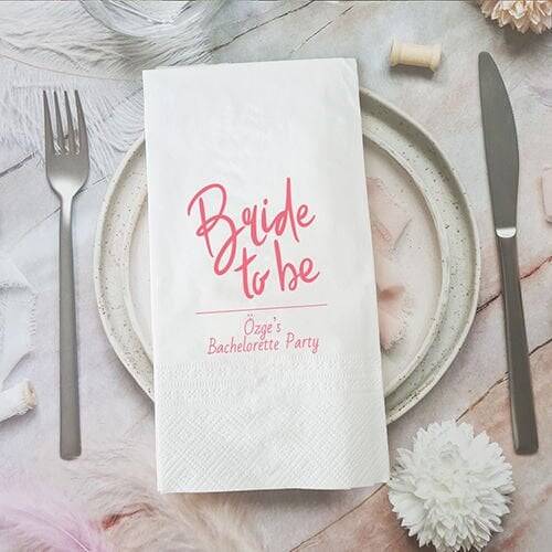 ''Bride To Be''Bekarlığa Veda Partisi İsimli Peçete - 1